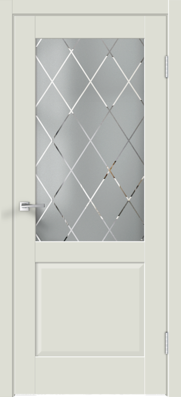 Межкомнатная дверь ALTO 11 2V цвет Светло-серый эмалит 