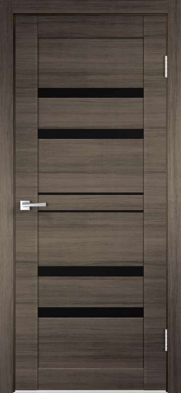 Межкомнатная дверь LINEA 6 цвет Дуб серый поперечный 