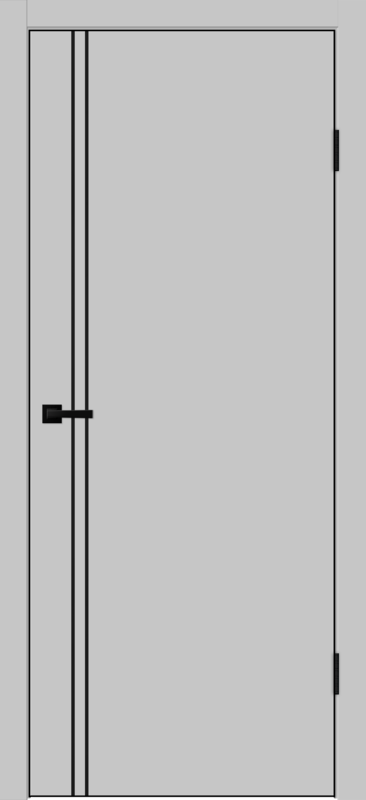 Межкомнатная дверь Galant M2 цвет Эмалит серый 