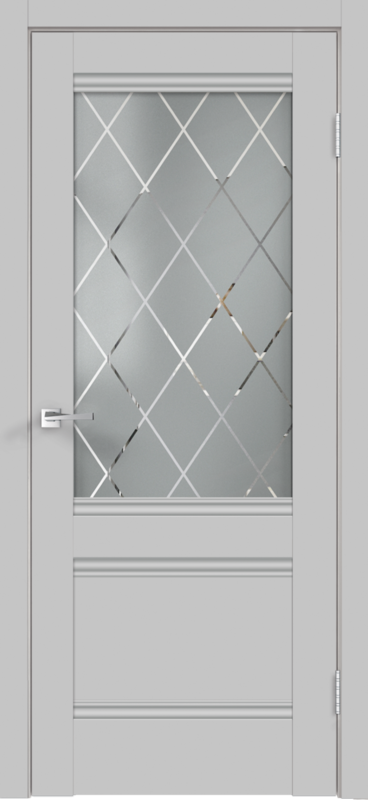 Межкомнатная дверь ALTO 20 2V цвет Эмалит серый 