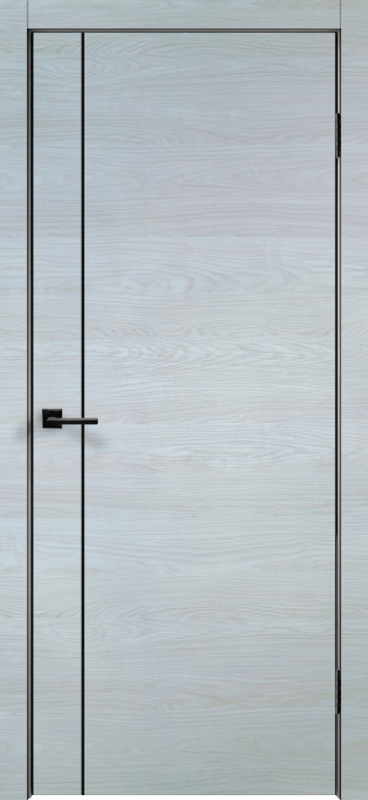 Межкомнатная дверь TECHNO BLACK MV1 цвет Вяз каньон айс 