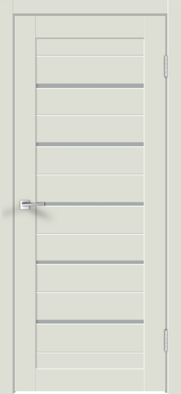 Межкомнатная дверь XLINE 15 цвет Светло-серый эмалит 
