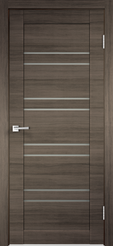 Межкомнатная дверь LINEA 8 цвет Дуб серый поперечный 