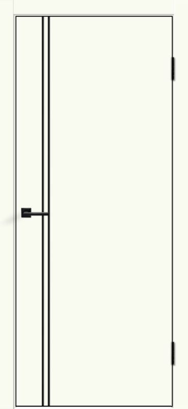 Межкомнатная дверь Galant M2 цвет Молочный эмалит 