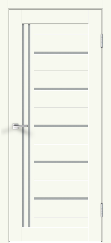 Межкомнатная дверь XLINE 17 цвет Молочный эмалит 