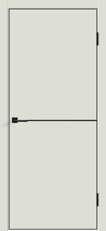 Межкомнатная дверь Galant H1 цвет Светло-серый эмалит 