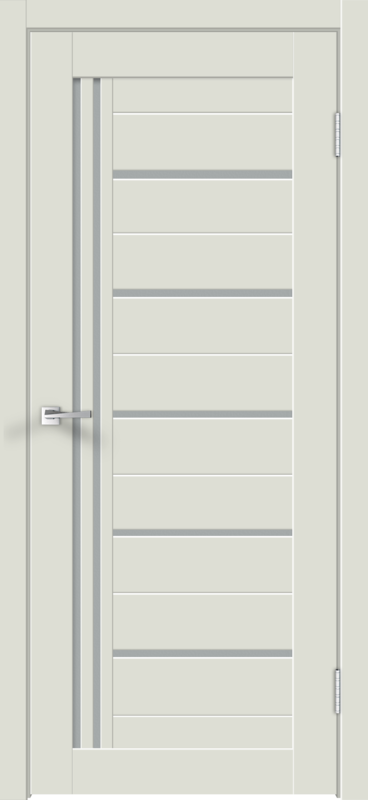 Межкомнатная дверь XLINE 17 цвет Светло-серый эмалит 