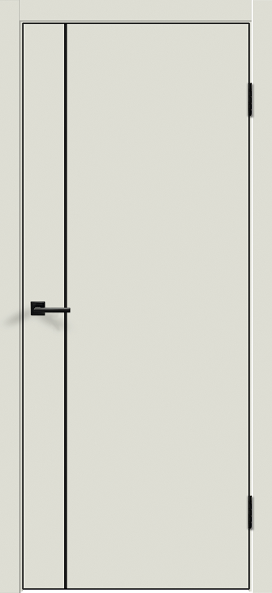 Межкомнатная дверь Galant M1 цвет Светло-серый эмалит 