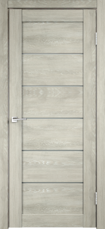 Межкомнатная дверь LINEA 1 цвет Дуб шале седой 