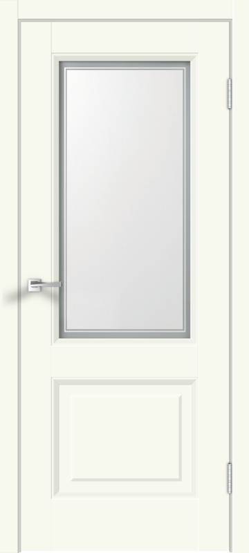 Межкомнатная дверь ALTO 6 цвет Молочный эмалит 