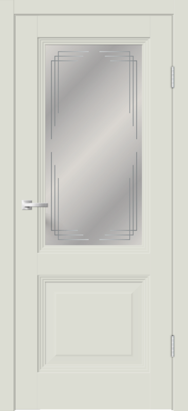 Межкомнатная дверь ALTO 15 2V цвет Светло-серый эмалит 