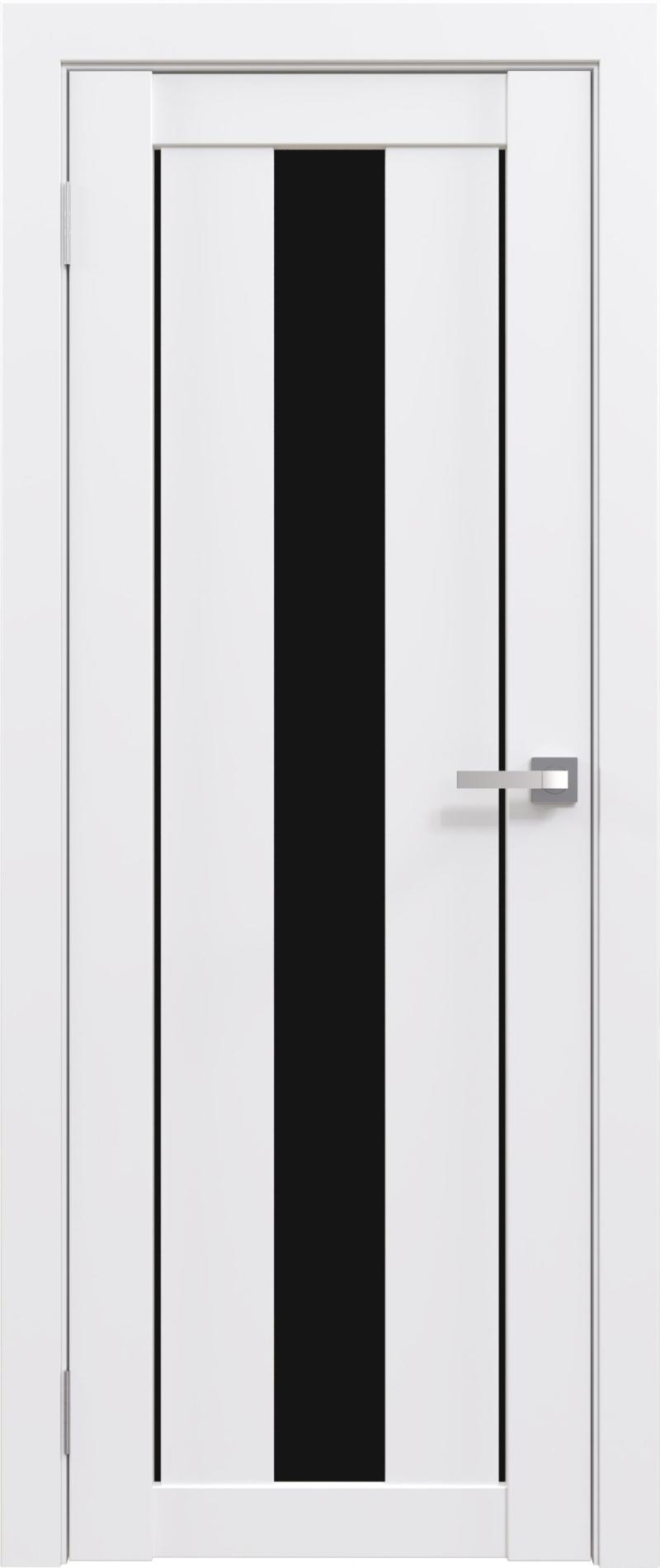 Межкомнатная дверь «ФЛЭШ ЭКО» 05 (Чёрное/белое стекло)