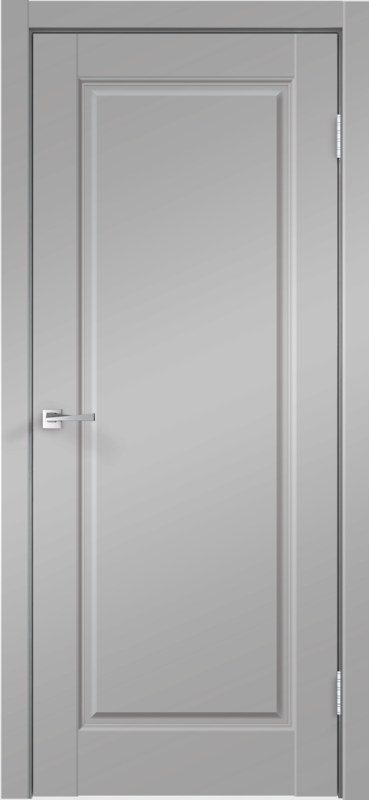 Межкомнатная дверь VILLA 4P цвет Эмалит серый 