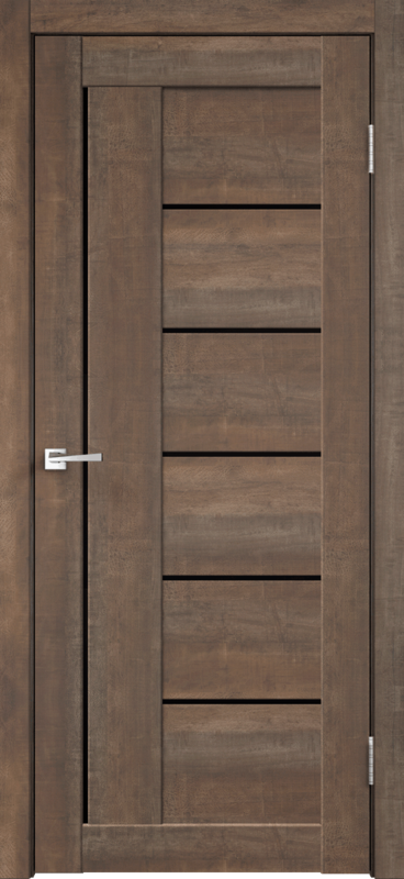 Межкомнатная дверь КАНЗАС со стеклом цвет Медь 