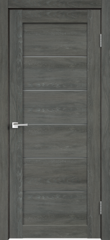Межкомнатная дверь LINEA 1 цвет Дуб шале графит 