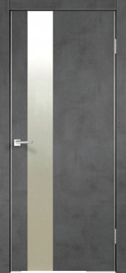 Межкомнатная дверь TECHNO Z2 цвет Муар тёмно-серый 