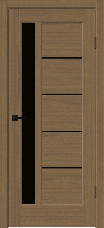 Межкомнатная дверь SOFTWOOD PREMIER 3 со стеклом без притвора Орех американский мореный