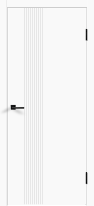 Межкомнатная дверь эмаль SCANDI 3D 1 глухое без притвора Белый