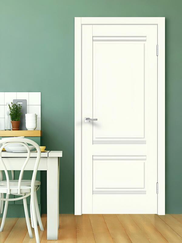 Межкомнатная дверь ALTO 2P цвет Молочный эмалит 
