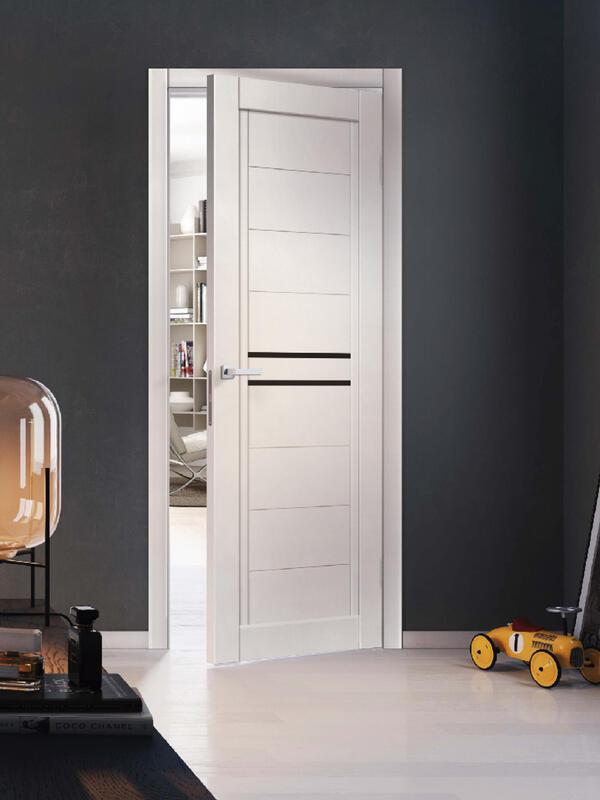 Межкомнатная дверь NEXT 2 цвет Эмалит белый 