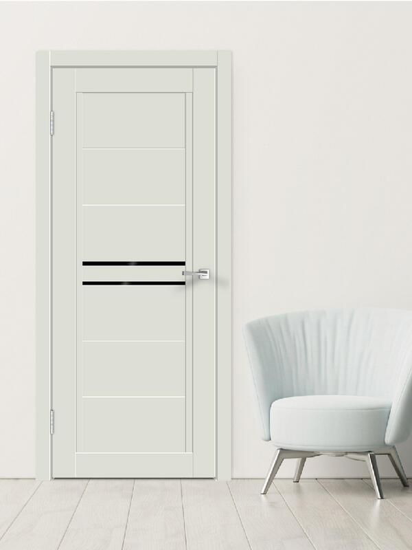 Межкомнатная дверь NEXT 2 цвет Светло-серый эмалит 