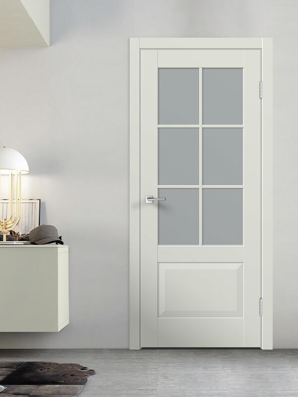 Межкомнатная дверь ALTO 12 2V цвет Светло-серый эмалит 
