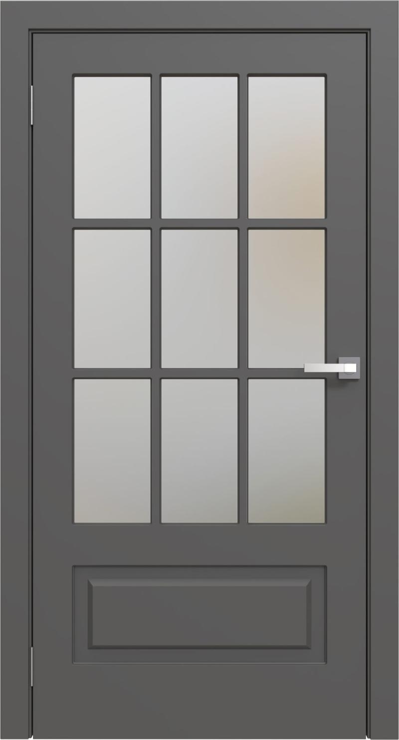 Межкомнатная дверь «ПЕРФЕТО» 9 ПО (Цвет — Белый; Ваниль; Грэй; Капучино; Графит)