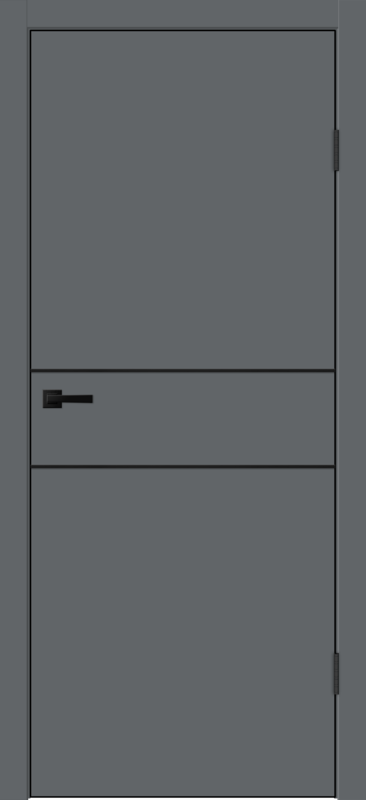Межкомнатная дверь EMALUX GALANT H2 глухое без притвора Вулкан