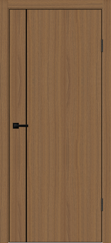 Межкомнатная дверь SOFTWOOD GALANT M1 глухое без притвора Орех американский мореный