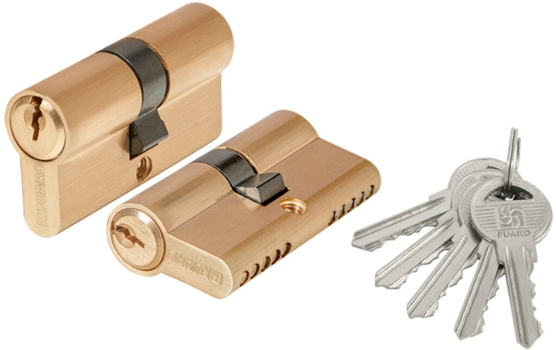 Цилиндр 1000ZAKey60 SSG Сатинированное Золото