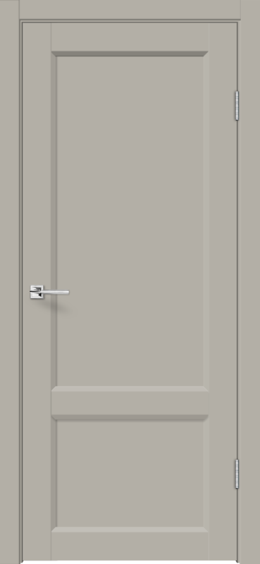 Межкомнатная дверь EMALUX STYLE 3 глухое 2P без притвора Бежевый агат