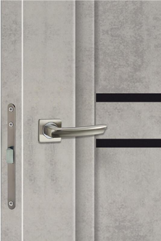 Межкомнатная дверь NEXT 2 цвет Муар светло-серый 