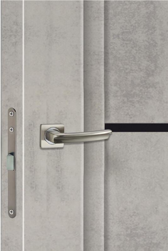 Межкомнатная дверь NEXT 1 цвет Муар светло-серый 