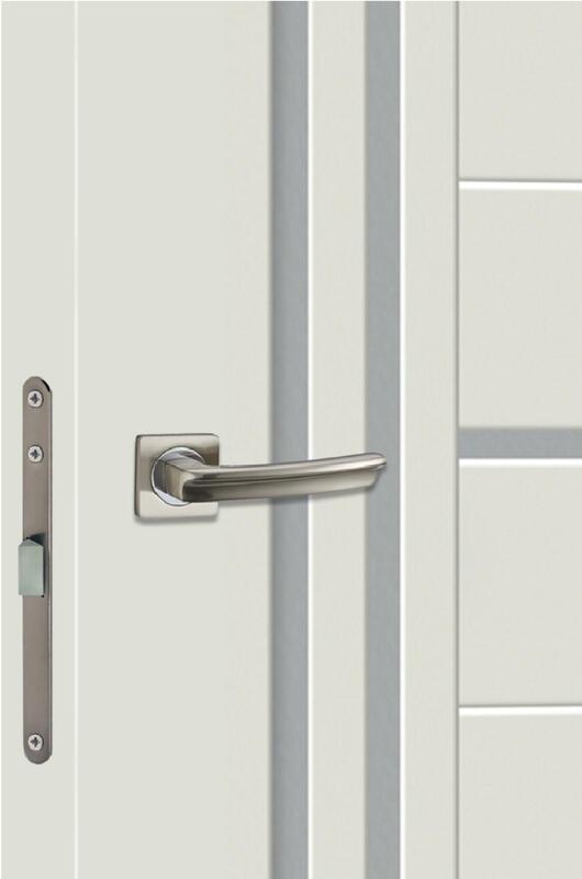 Межкомнатная дверь XLINE 17 цвет Светло-серый эмалит 