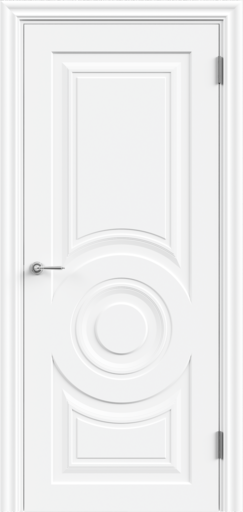 Межкомнатная дверь эмаль VERONA 3 глухое без притвора Белый