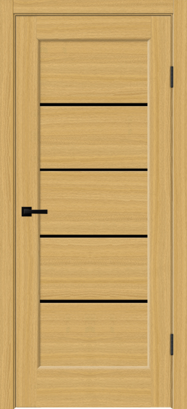 Межкомнатная дверь SOFTWOOD PREMIER 1 со стеклом без притвора Орех американский соломенный