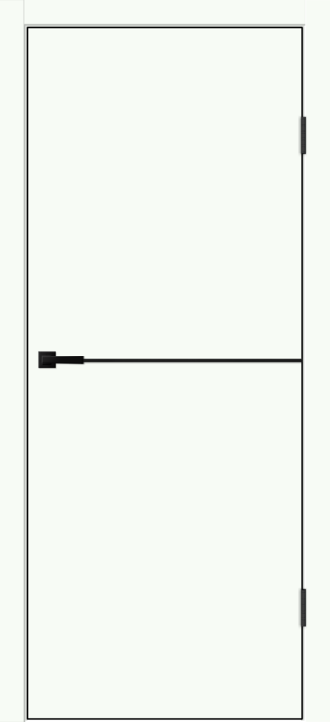 Межкомнатная дверь EMALUX GALANT H1 глухое без притвора Белый опал