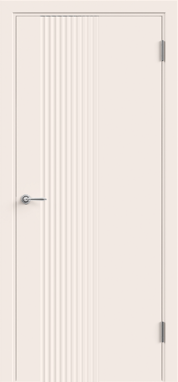 Межкомнатная дверь эмаль SCANDI 3D 14 глухое без притвора Слоновая кость