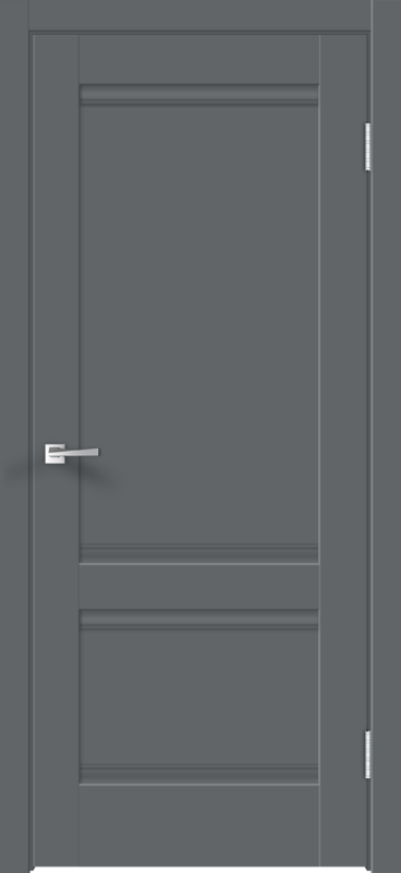 Межкомнатная дверь EMALUX ALTO 20 глухое 2P без притвора Вулкан
