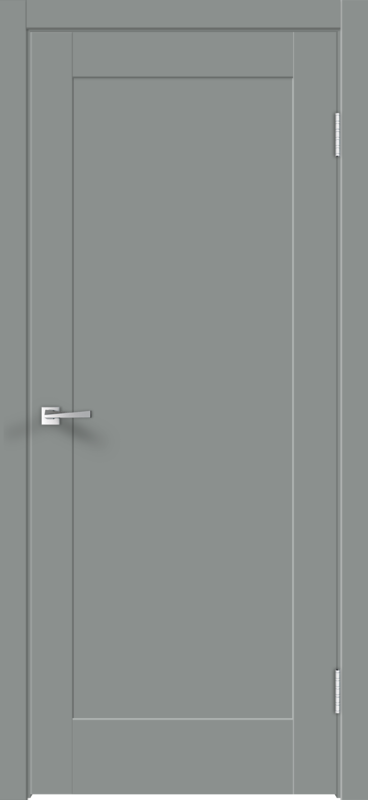 Межкомнатная дверь EMALUX ALTO 14 глухое без притвора Серый агат