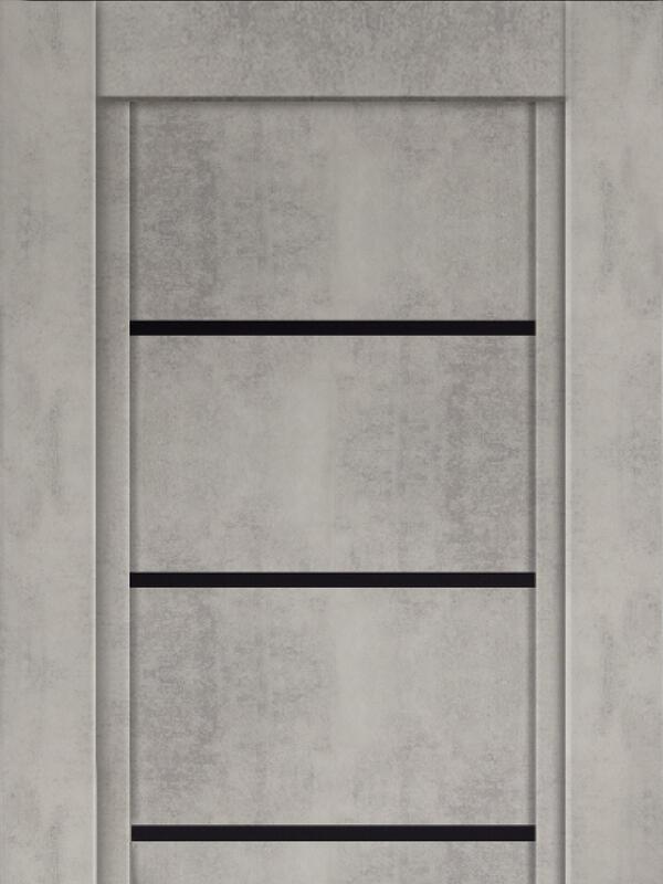 Межкомнатная дверь NEXT 1 цвет Муар светло-серый 