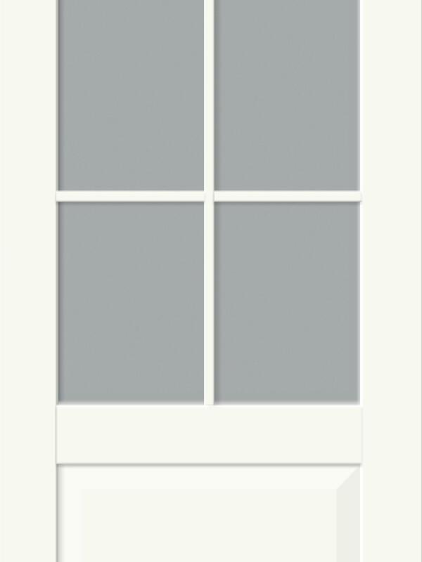 Межкомнатная дверь ALTO 12 2V цвет Молочный эмалит 