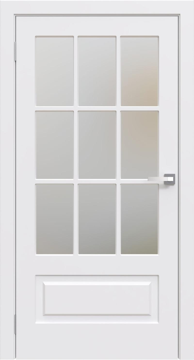 Межкомнатная дверь «ПЕРФЕТО» 9 ПО (Цвет — Белый; Ваниль; Грэй; Капучино; Графит)
