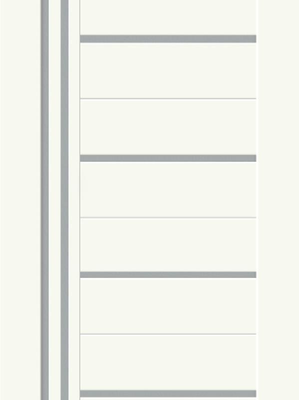 Межкомнатная дверь XLINE 17 цвет Молочный эмалит 