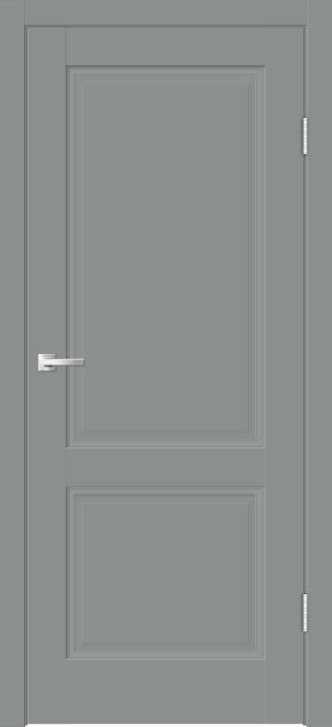 Межкомнатная дверь EMALUX ALTO 5 глухое без притвора Серый агат