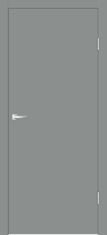 Межкомнатная дверь EMALUX GALANT глухое без притвора Серый агат