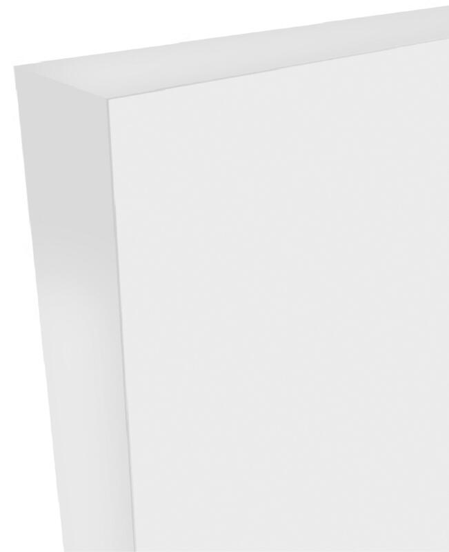 Межкомнатная дверь эмаль FLAT H1 глухое без притвора Белый