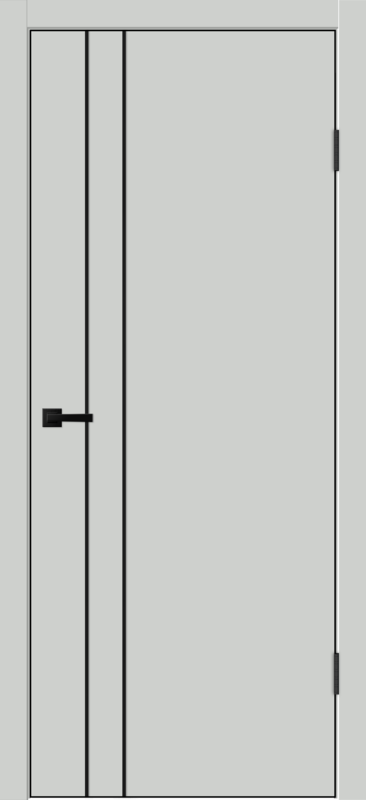 Межкомнатная дверь EMALUX TECHNO BLACK облегченное M2 глухое Доломит