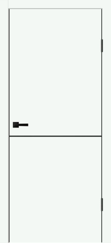 Межкомнатная дверь EMALUX TECHNO BLACK облегченное H1 глухое Эльбрус