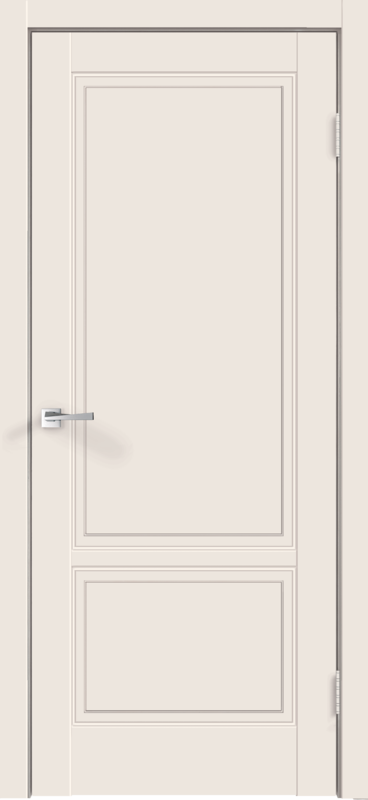 Межкомнатная дверь эмаль SCANDI глухое 2P без притвора под заказ Слоновая кость